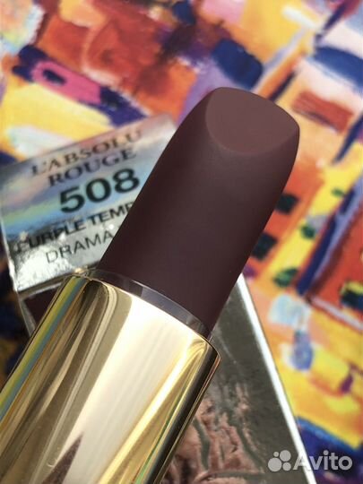 Помада lancome drama matte 508 purple temptation