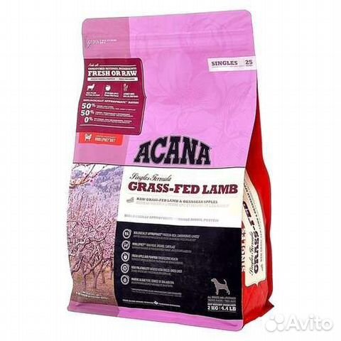 Корм для собак acana ягнёнок с яблоком 2 кг