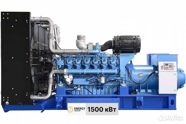 Дизельный генератор MGE 1500 кВт Baudouin