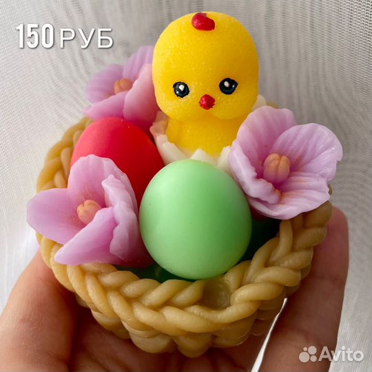 Подарок из мыла на пасху