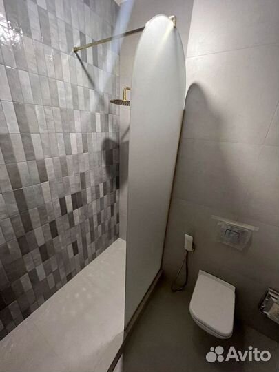 Шторка для душа из закаленного стекла