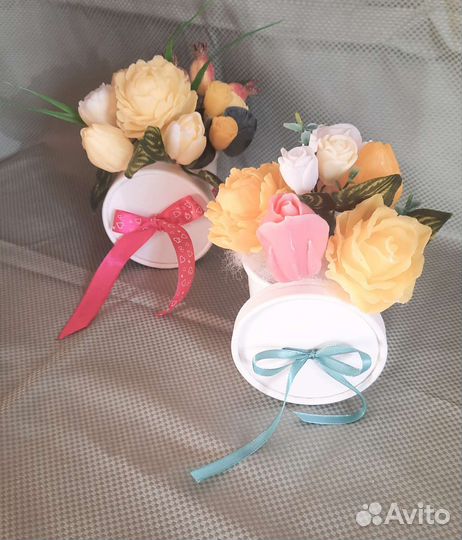 Мыло ручной работы(букеты)