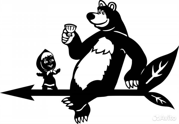 Флюгер 3Д модель