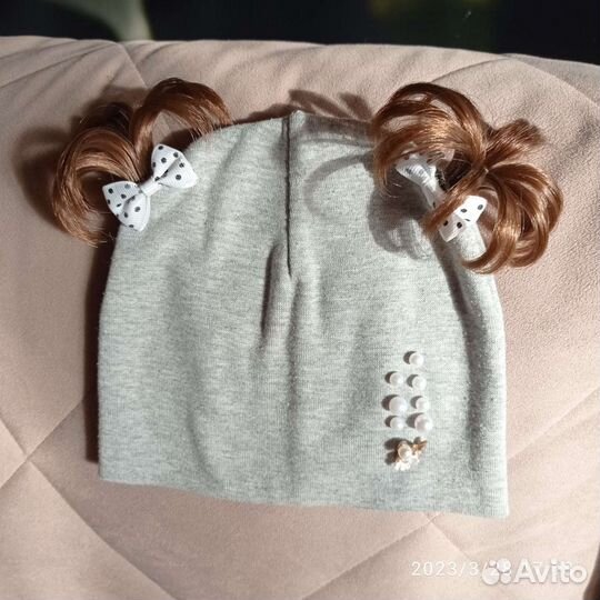 Шапка для девочки 2-3 года