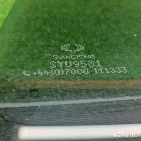 Стекло двери задней левой SsangYong Actyon 2 SUV