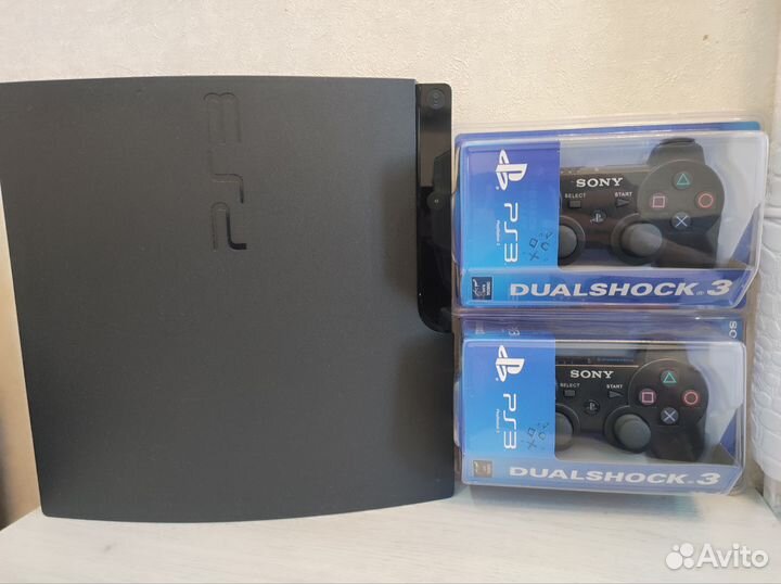 Sony PS3 Slim 500g прошитая 70 игр
