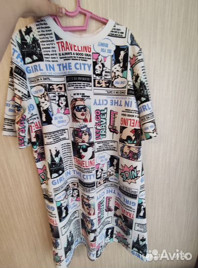 Платье футболка Zolla