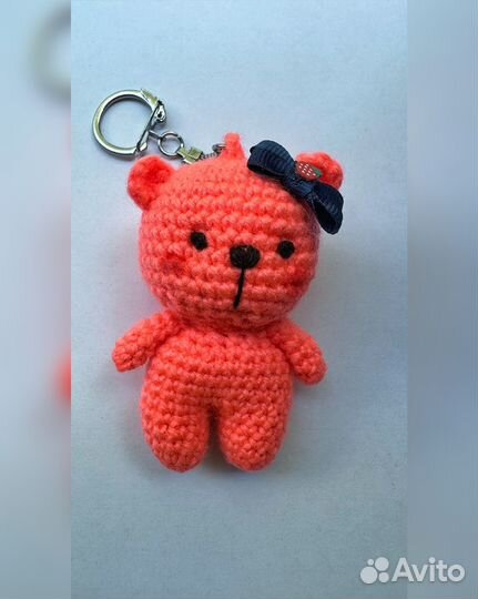 Брелок мишка-малютка, лимончик