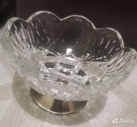 Хрустальная конфетница СССР