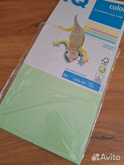 Цветная бумага А4 для печати и творчества