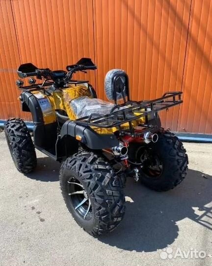 Квадроцикл Grizzly 300cc желтый кмф