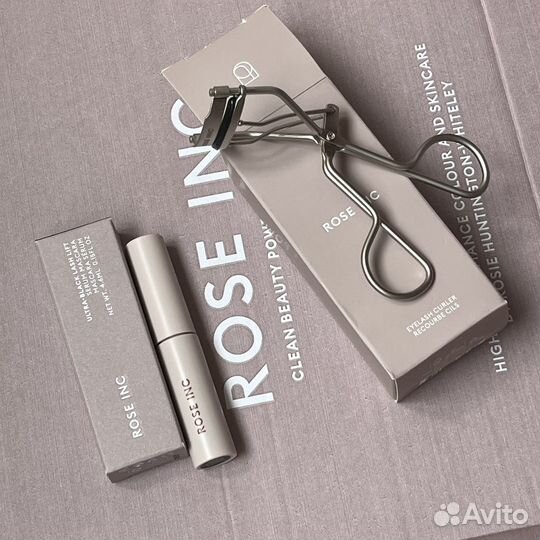 Rose Inc комметичка, керлер, резиночка, помада