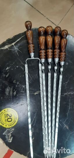 Шампура для люля и двойной спицей для овощей