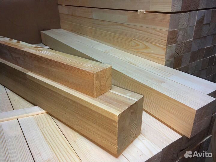 Брус лиственница 100х100х6000мм
