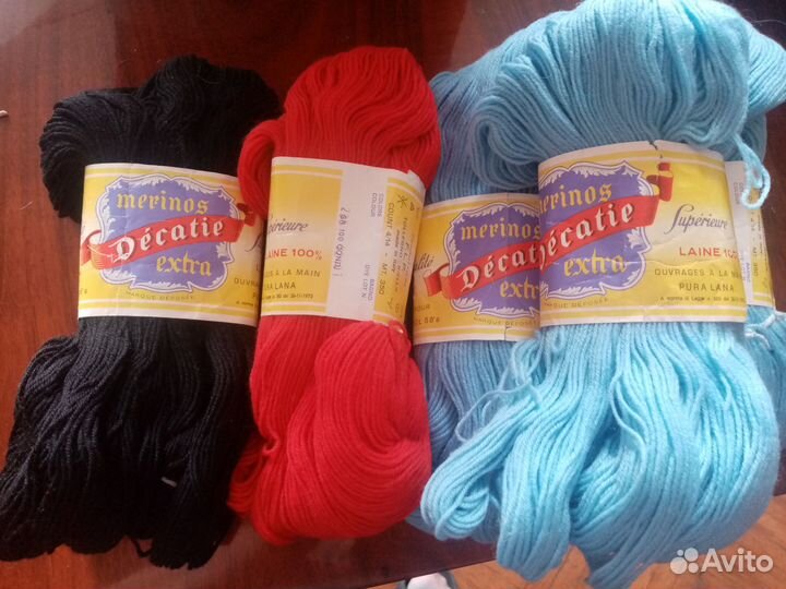 Пряжа для вязания 100 шерсть СССР