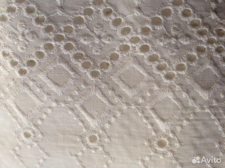 Новое кружево прошва шитьё на батисте СССР