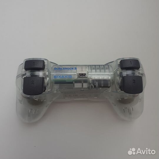 Прозрачный джойстик ps3 (оригинальный)