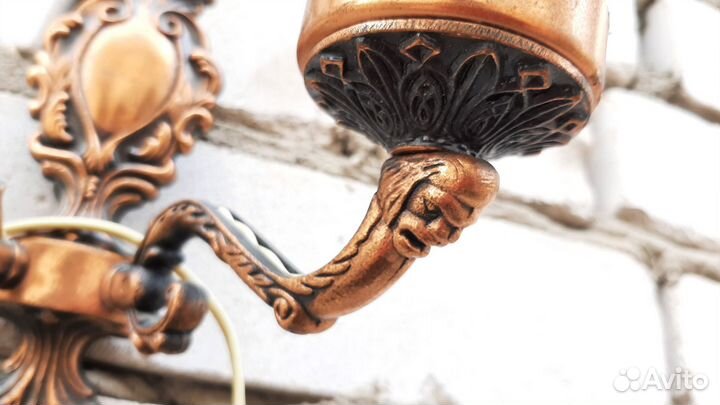 Настенный светильник бра СССР рабочий