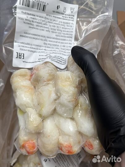 Салатное мясо камчатского краба