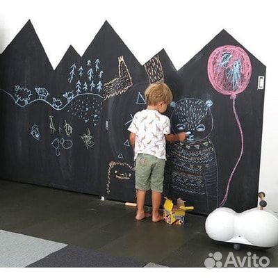 Магнитные меловые доски 160х75 см 2шт