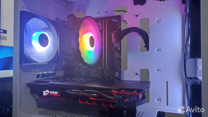 Игровой пк Ryzen 5 5500 GTX1080