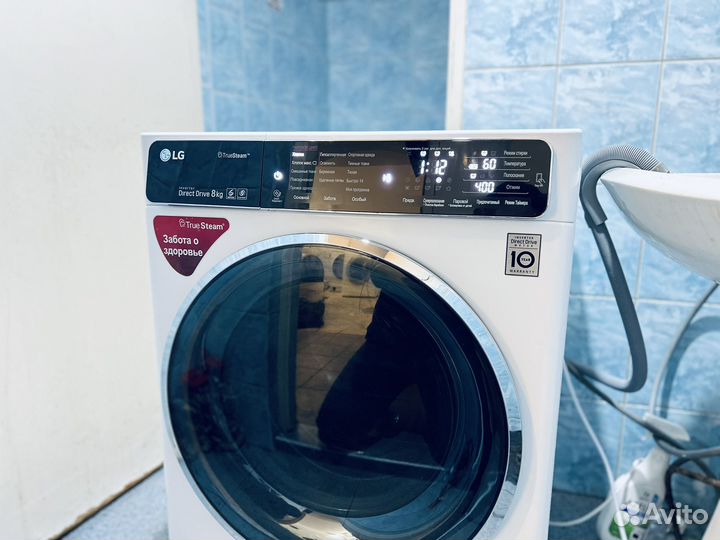 Стиральная машина LG 8 кг с паром