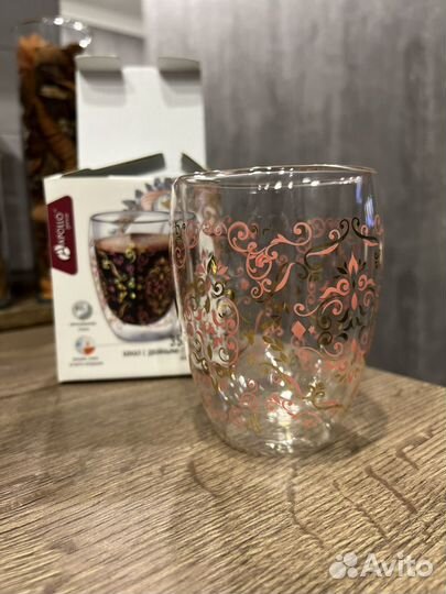 Бокал с двойными стенками