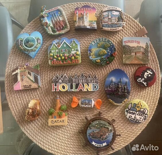 Магниты на холодильник из разных стран