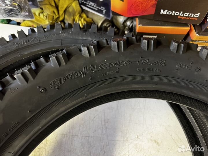 Резина мотошина покрышка 70/100 R17 90/100 R14
