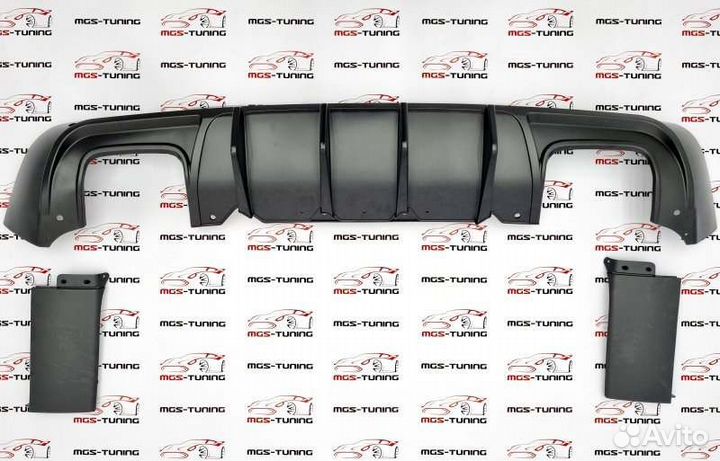 Диффузор Dodge Challenger 14-н.в. Competition 2x2