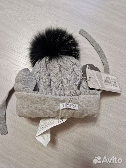 Шапка для девочки Gulliver 48*50