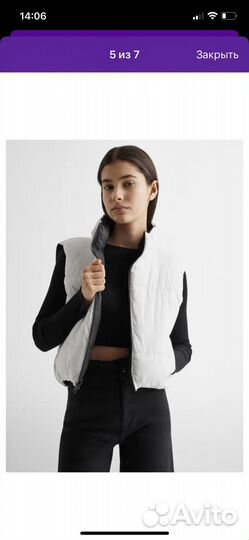 Жилетка новая двусторонняя для девочки Mango 168 М