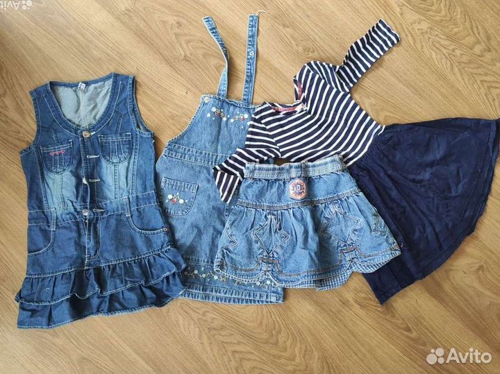 Детские вещи пакетом для девочек о 5 до 8 лет