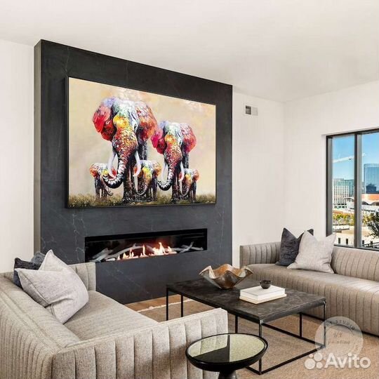 Объёмная картина маслом