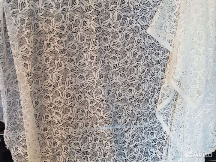 Занавески тюль б/у