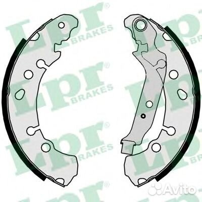 LPR 09320 Комплект тормозных колодок