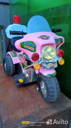 Детский электро мотоцикл