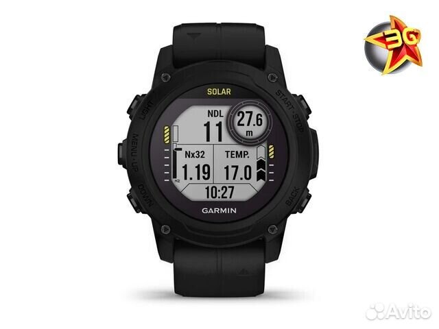 Часы Garmin Descent G1 Solar Black 010-02604-12