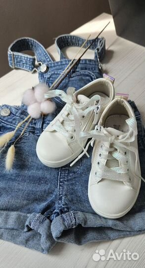 Кеды детские белые кроссовки