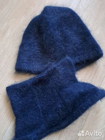 Комплект шапка и снуд женский