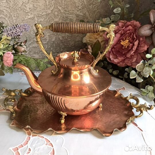 Чайник антикварный, 19 в, Германия