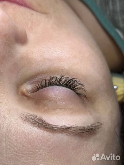 Наращивание ресниц модель