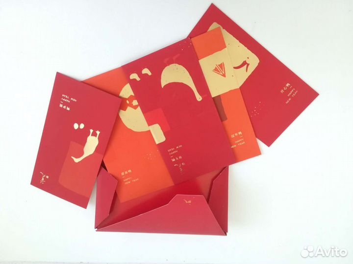 Открытки и конверты для поздравлений