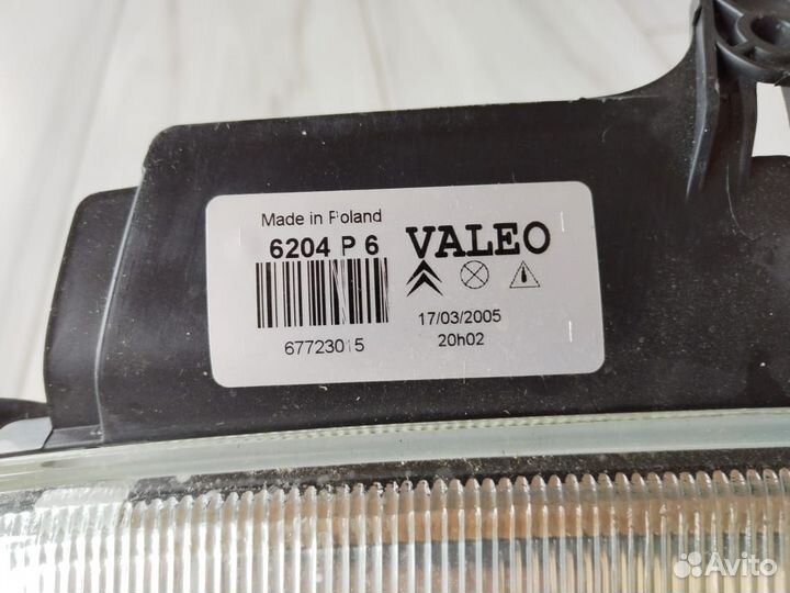 Фара. Левая и Правая. Citroen Berlingo(M49)