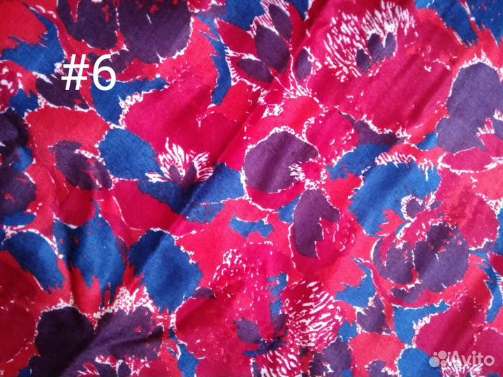 Ткани СССР,фланель,ситец, (хлопок), шелк