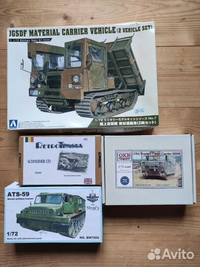 Редкие модели бтт 1/72