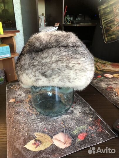 Норковый мягкий берет