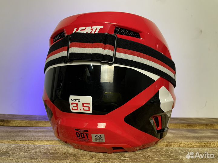 Мотошлем Leatt Moto 3.5 Red