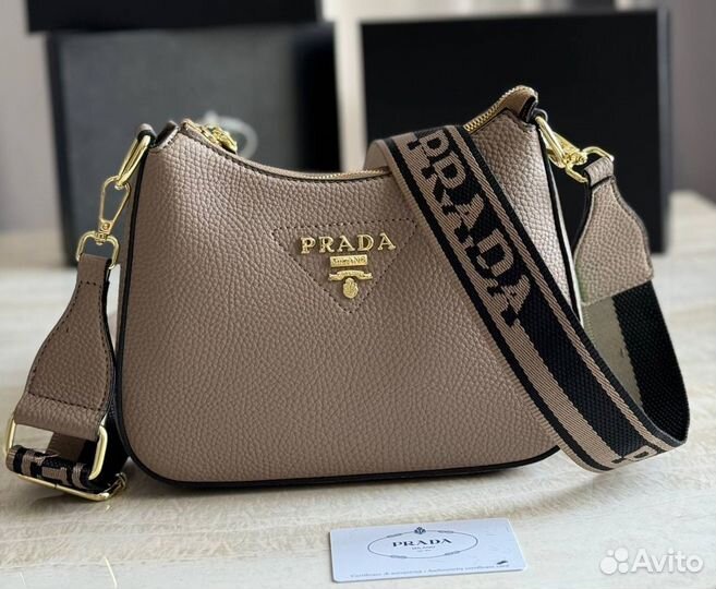 Сумка кроссбоди prada в 3 цветах