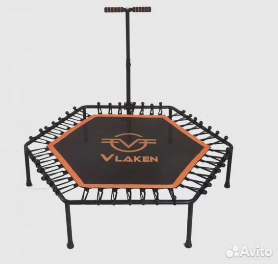 Батут для фитнеса и джамплинга с ручкой